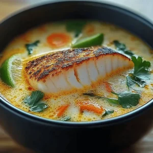 Coconut Lime Fish Soup
