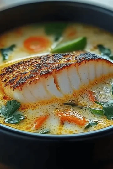 Coconut Lime Fish Soup