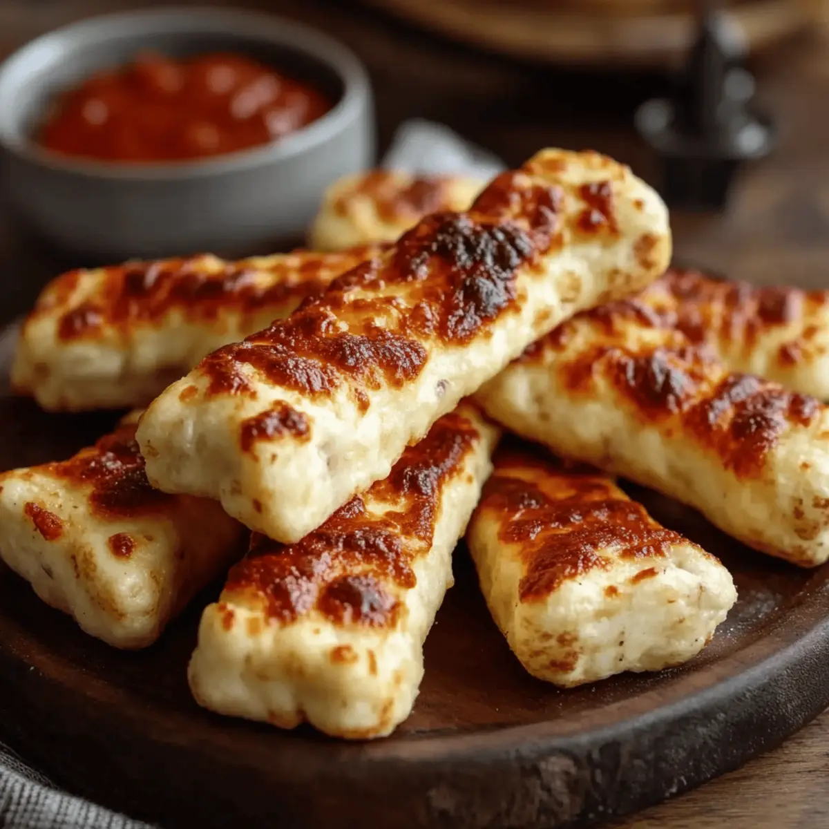 Cheesy Halloween Breadstick Bones