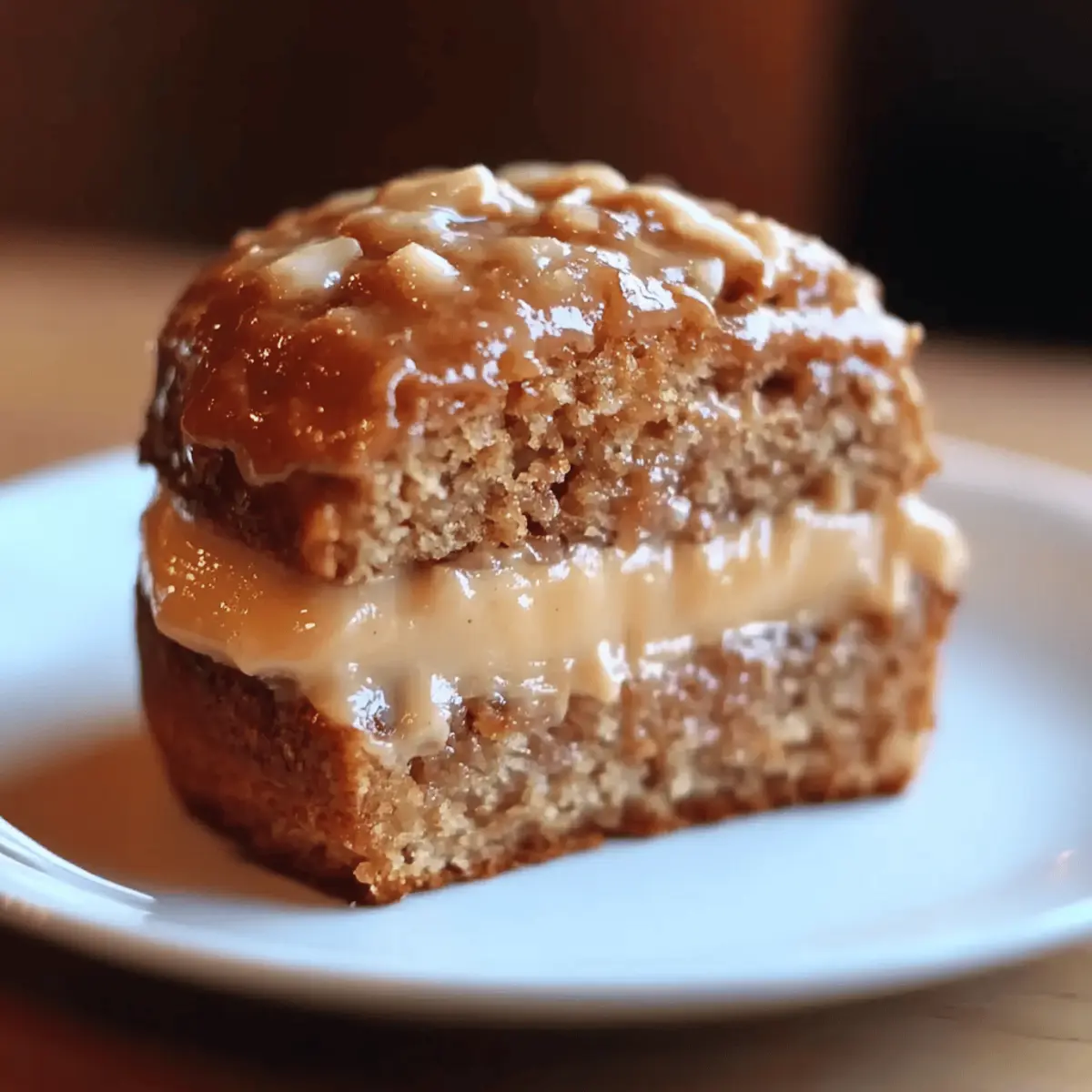 Applesauce Cake with Cinnamon Cream Cheese Frosting