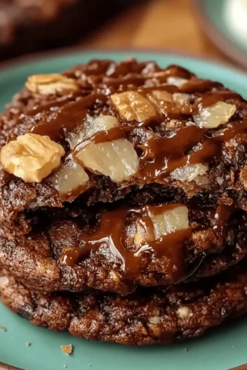 German Chocolate Cookies