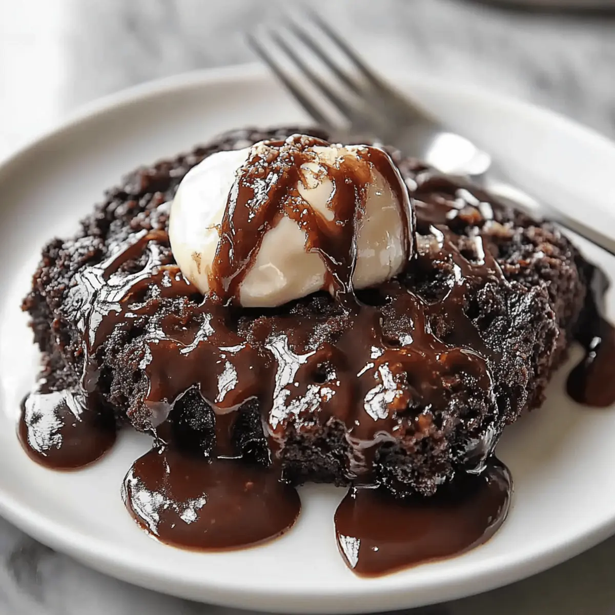 Crockpot Chocolate Lava Cake