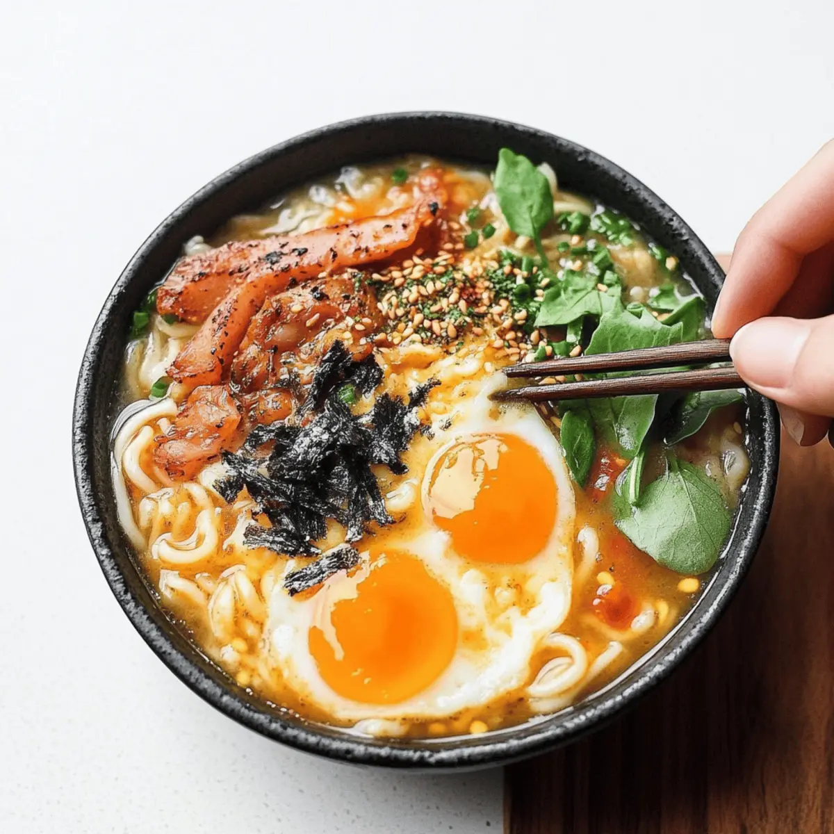 Healthy Miso Ramen with Chicken