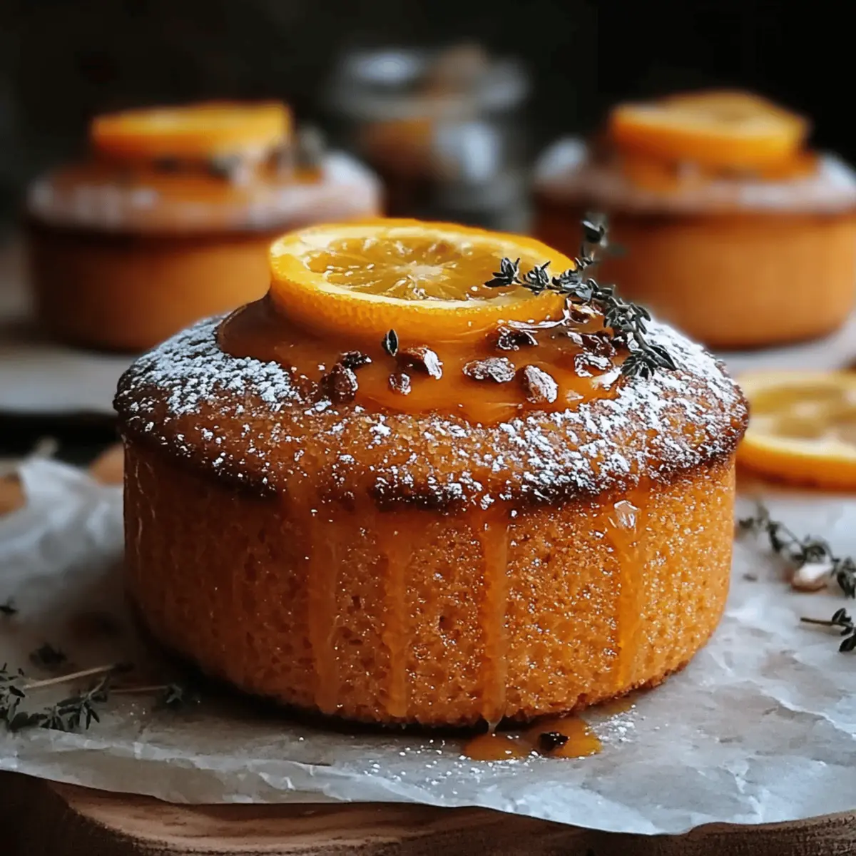 Orange Ginger Honey Cake