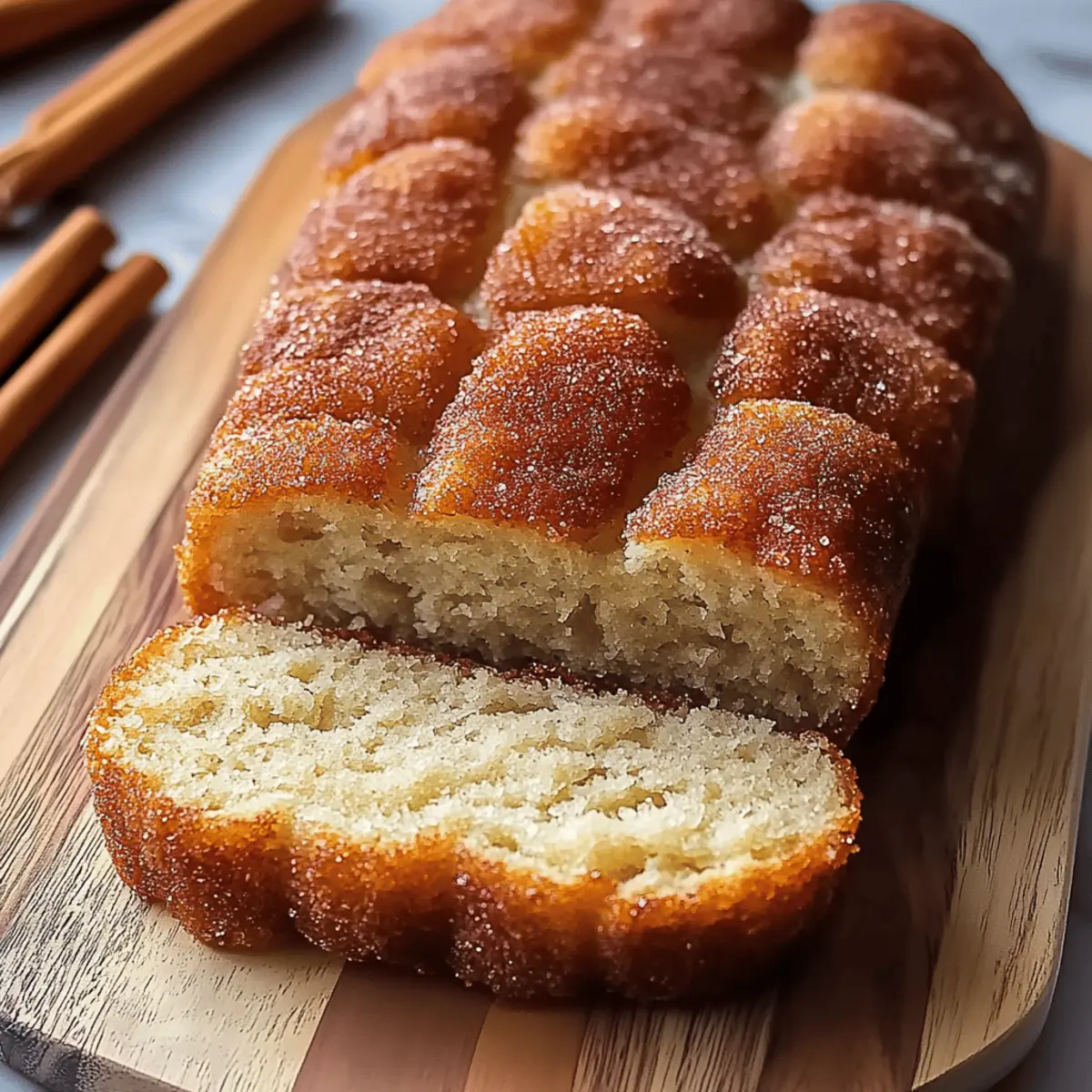 Cinnamon Sugar Donut Bread