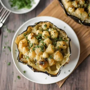 Curried Chickpea Stuffed Acorn Squash