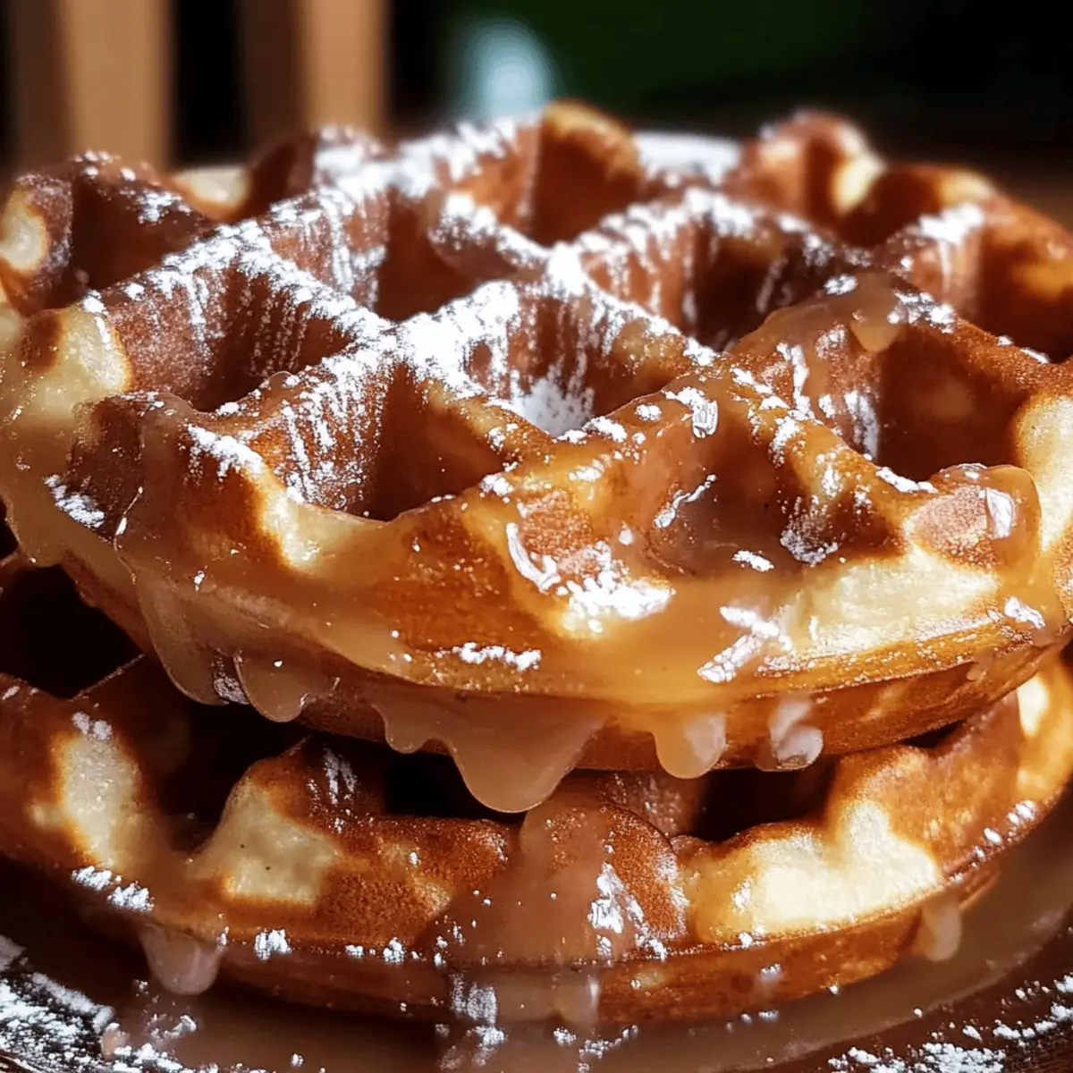 Apple Fritter Waffle Donuts