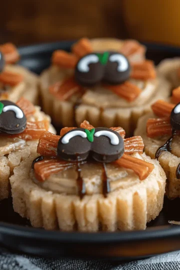 Peanut Butter Spider Cookies