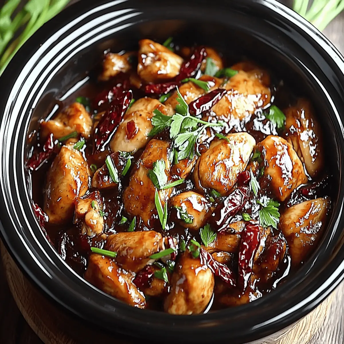 Crock Pot Bourbon Chicken