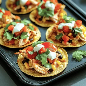 Mexican Rotisserie Chicken Tostadas