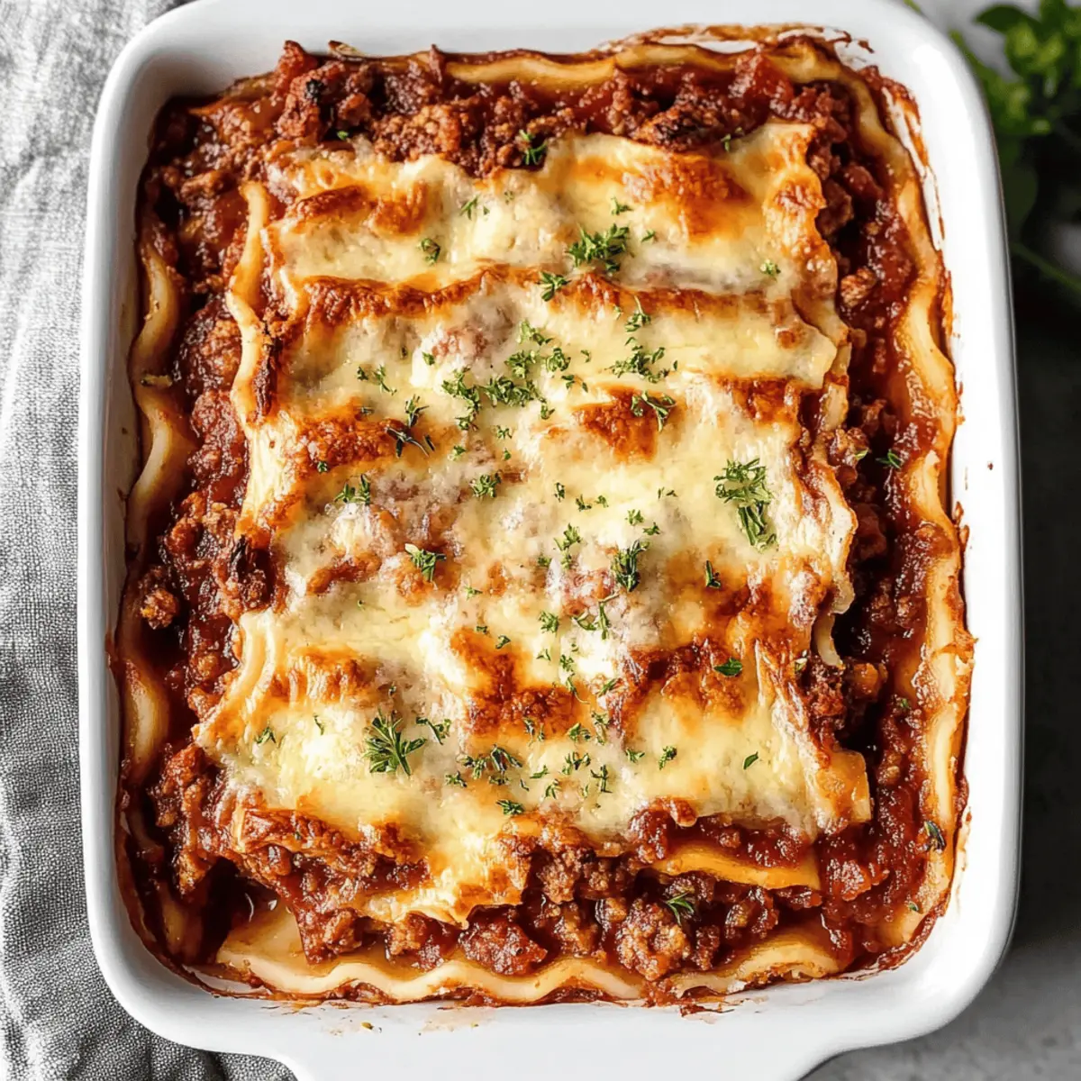 Meat Lasagna