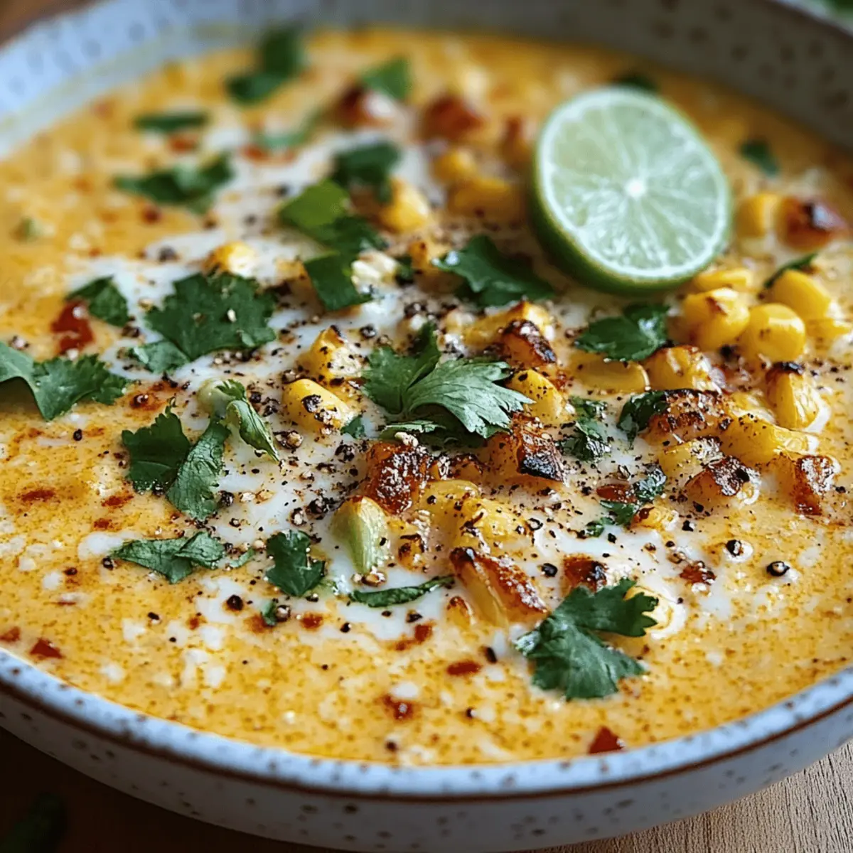 Mexican Street Corn Soup