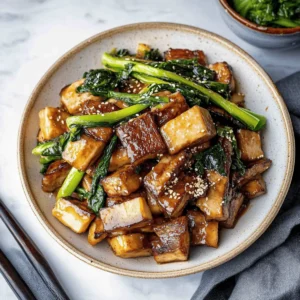 Tofu and Mushroom Stir Fry