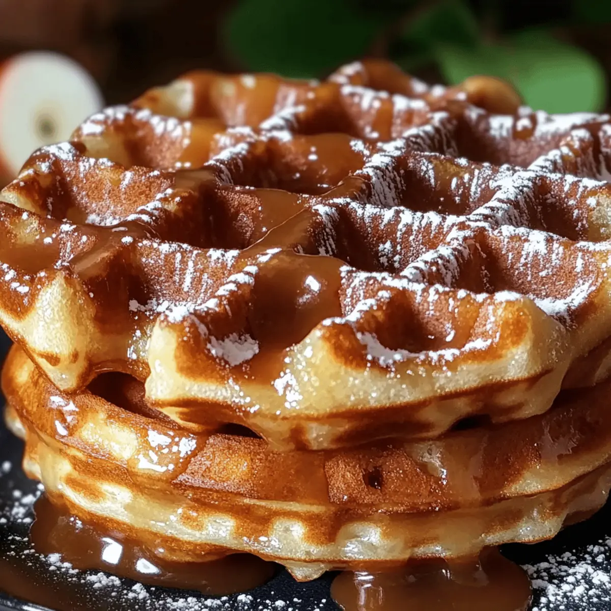 Apple Fritter Waffle Donuts