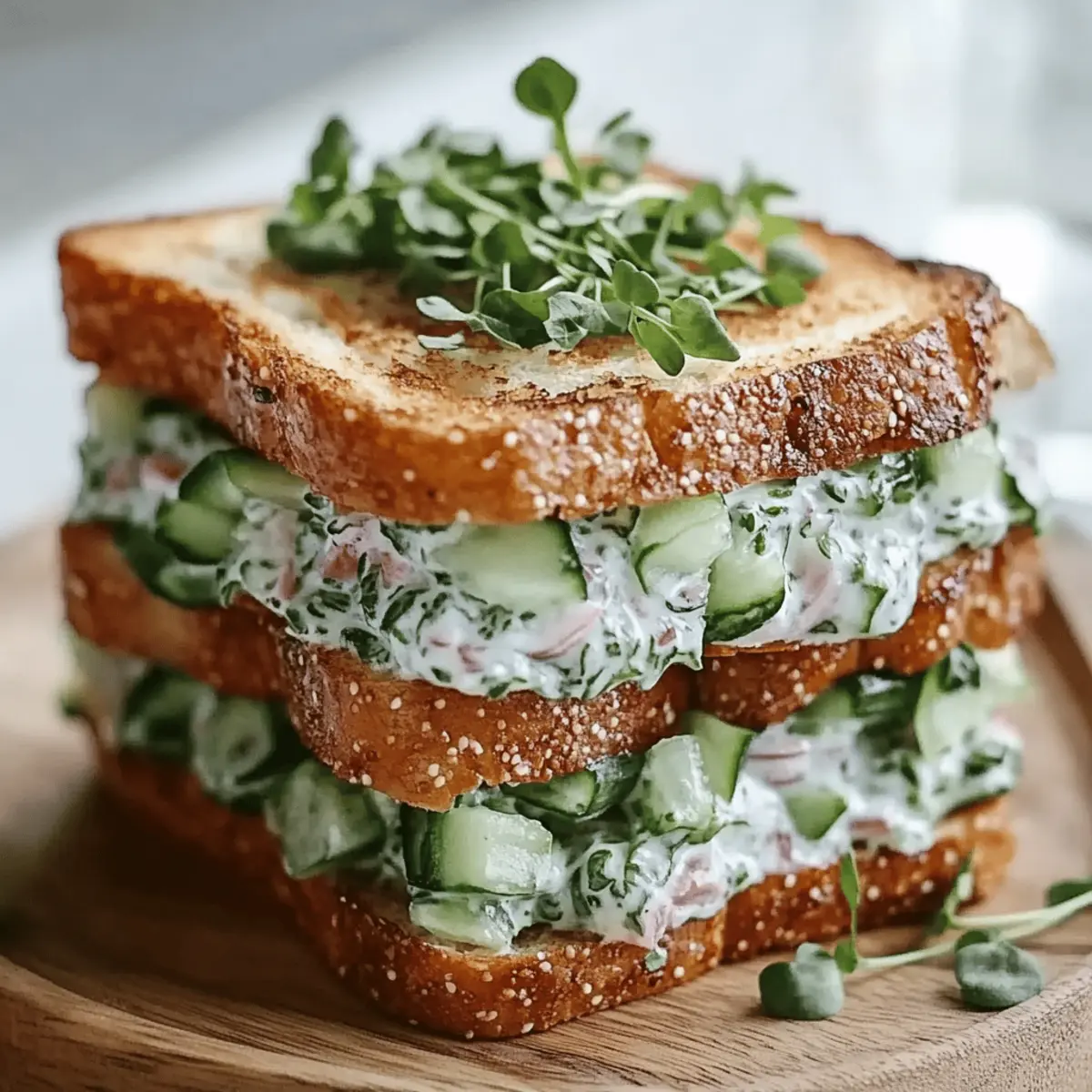 Cucumber Salad Sandwiches