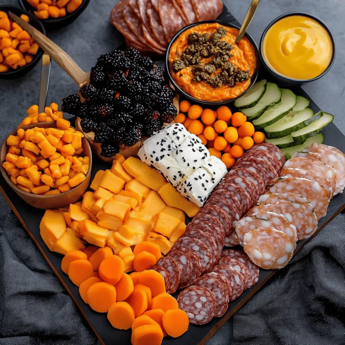 Halloween Cheese Board