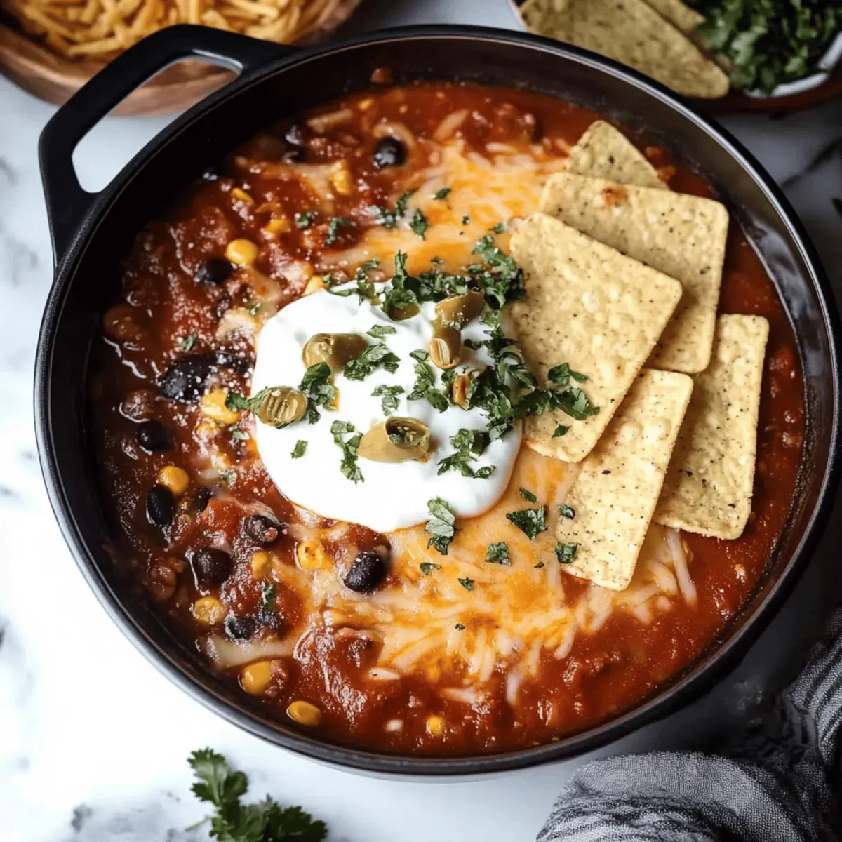 Beef Taco Soup