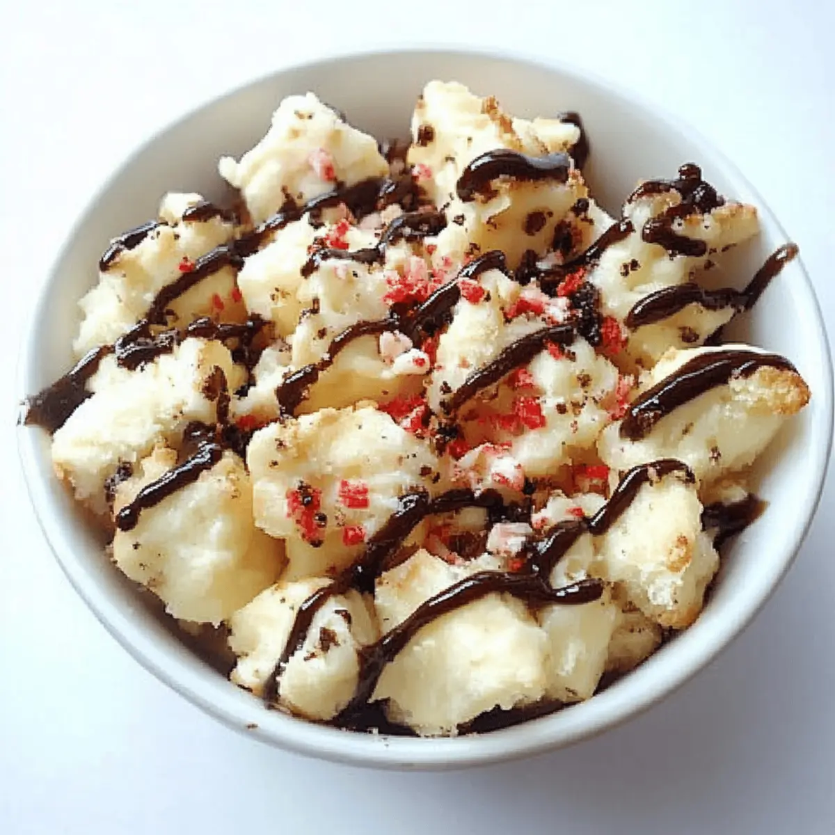 Peppermint Bark Popcorn