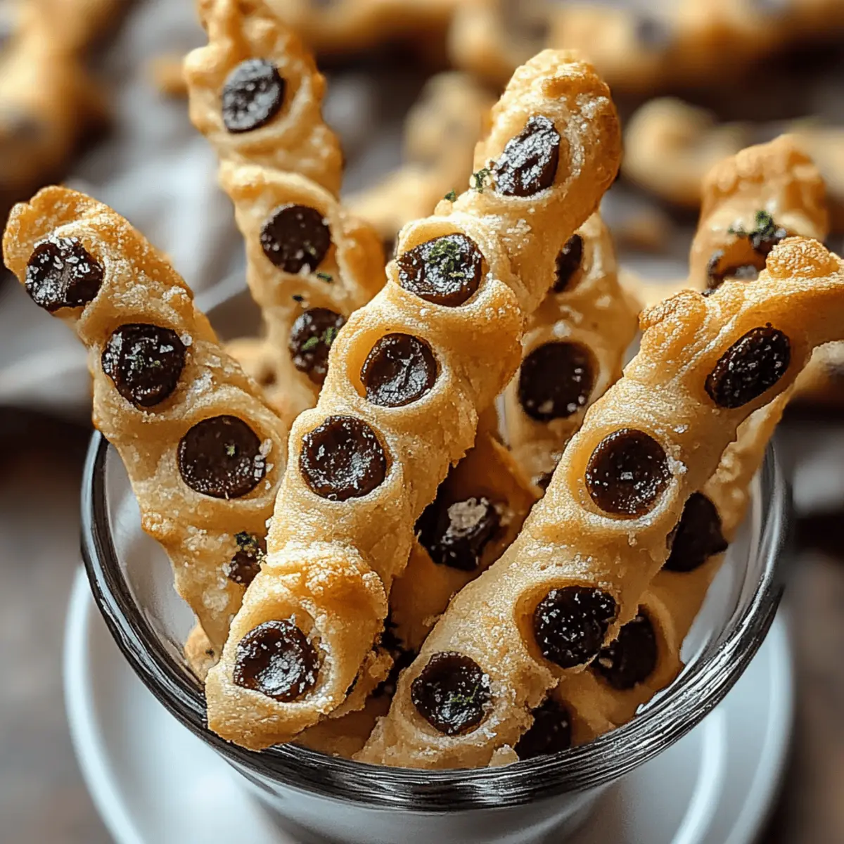 Chocolate Chip Cookie Dough Twists