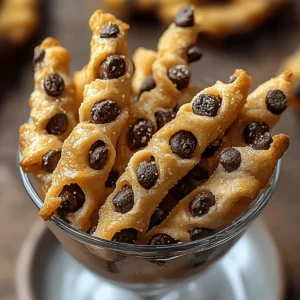 Chocolate Chip Cookie Dough Twists