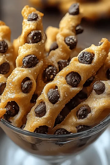Chocolate Chip Cookie Dough Twists