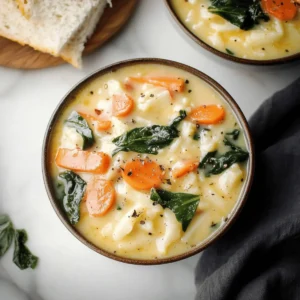 Creamy Turkey Orzo Soup