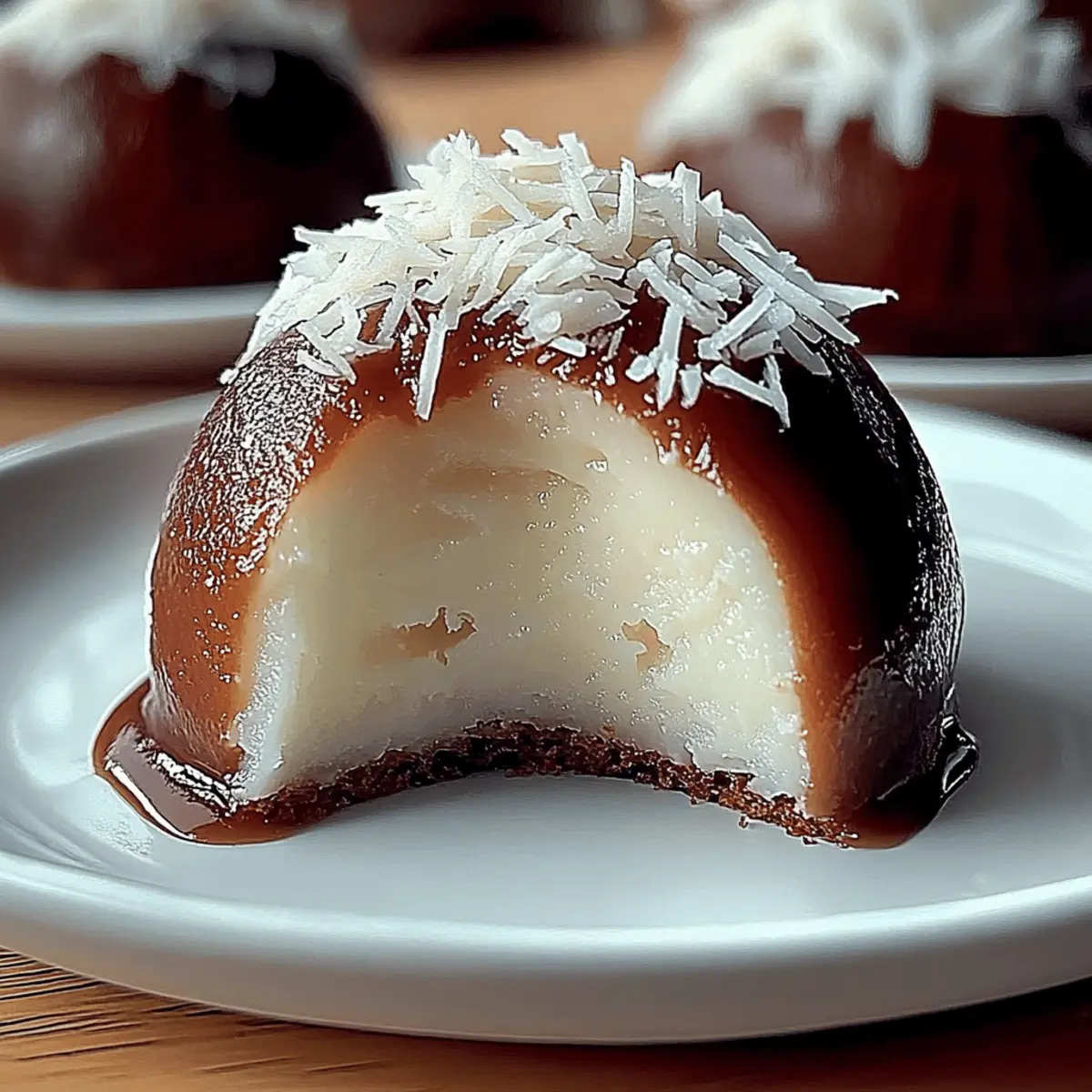Coconut Chocolate Dome