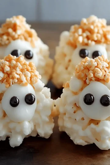 Ghost Popcorn Balls