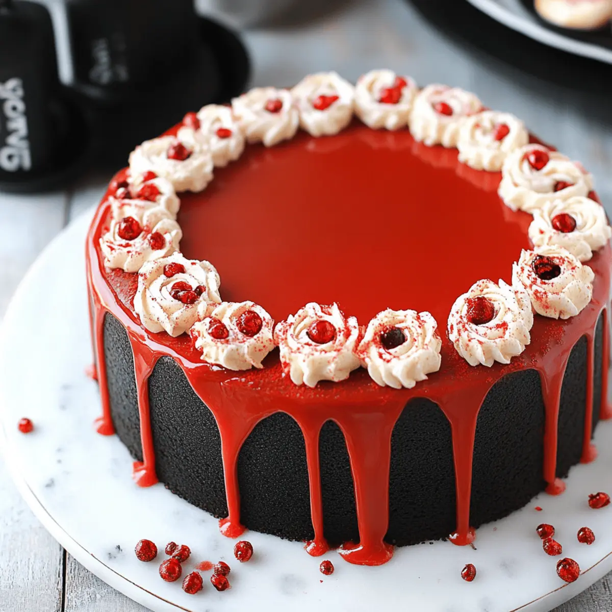 Spooky Halloween Marble Cake