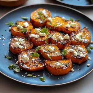 Honey Feta Sweet Potato Rounds