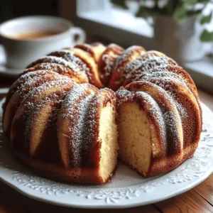Cinnamon Swirl Bundt Cake