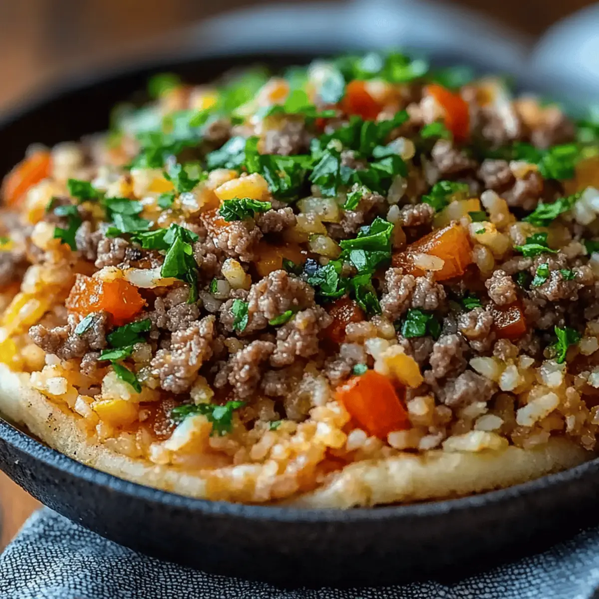 Dirty Rice with Ground Beef