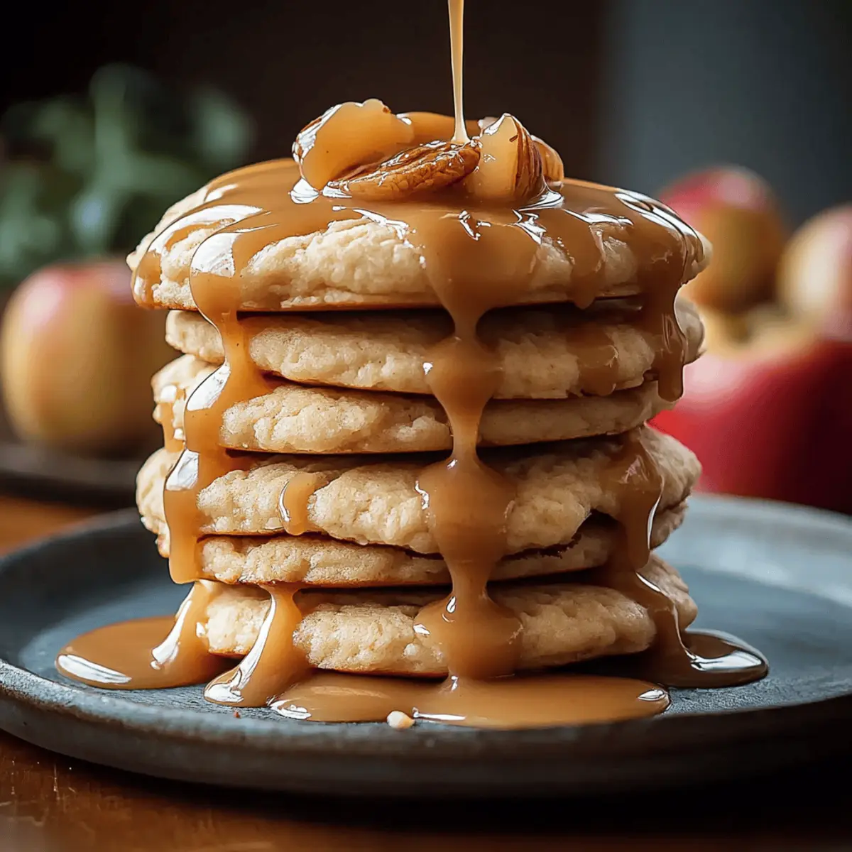 Caramel-Drizzled Apple Cinnamon Cookies