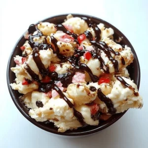 Peppermint Bark Popcorn