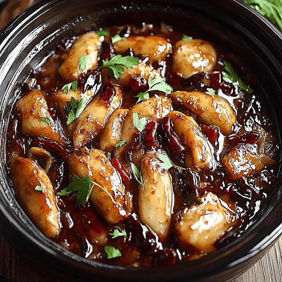 Crock Pot Bourbon Chicken