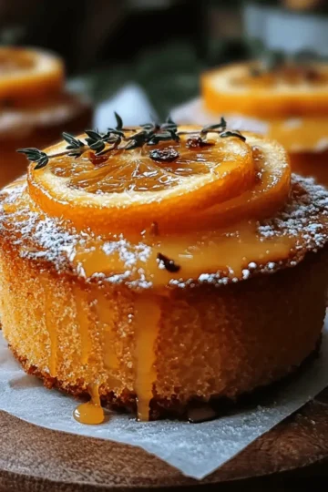 Orange Ginger Honey Cake