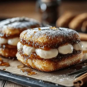 Apple Cider Whoopie Pie Cookies with Caramel