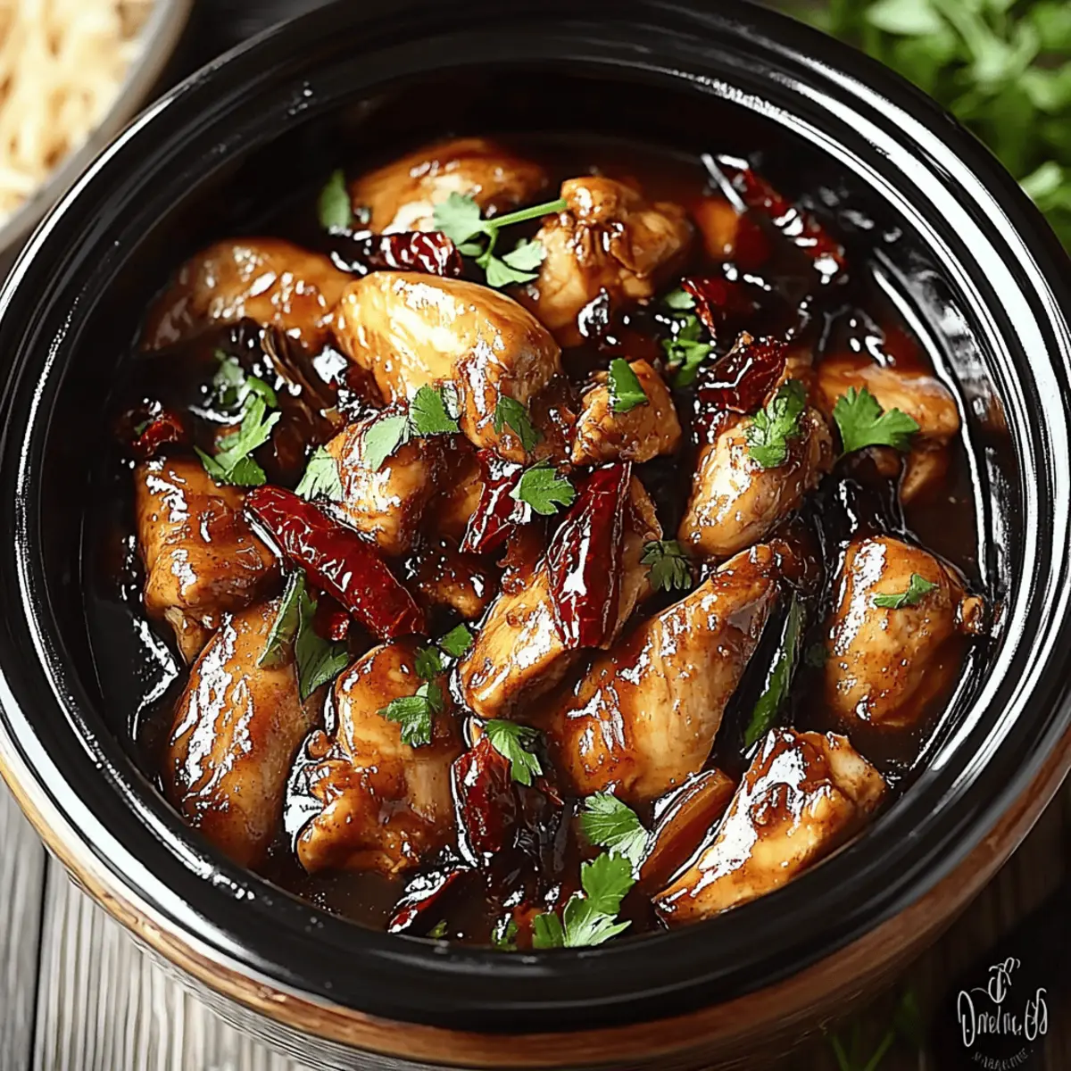 Crock Pot Bourbon Chicken