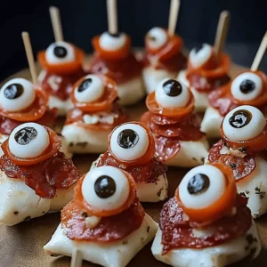 Salami Mozzarella Eyeballs