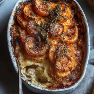 Cheesy Root Vegetable Gratin