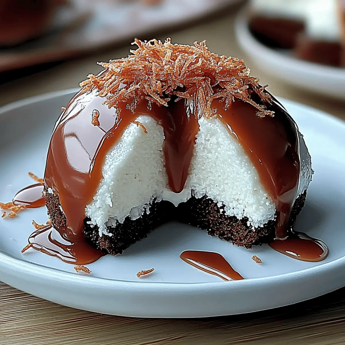 Coconut Chocolate Dome
