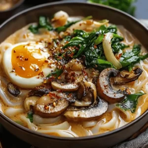 Creamy Miso Udon Soup