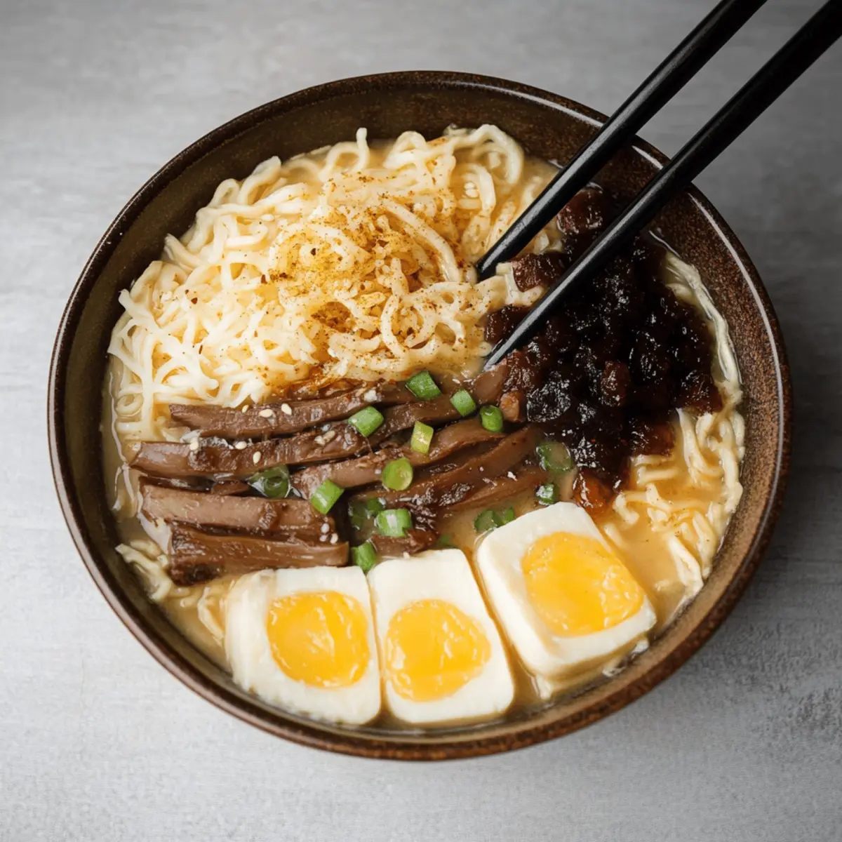 Creamy Vegetarian Peanut Miso Ramen