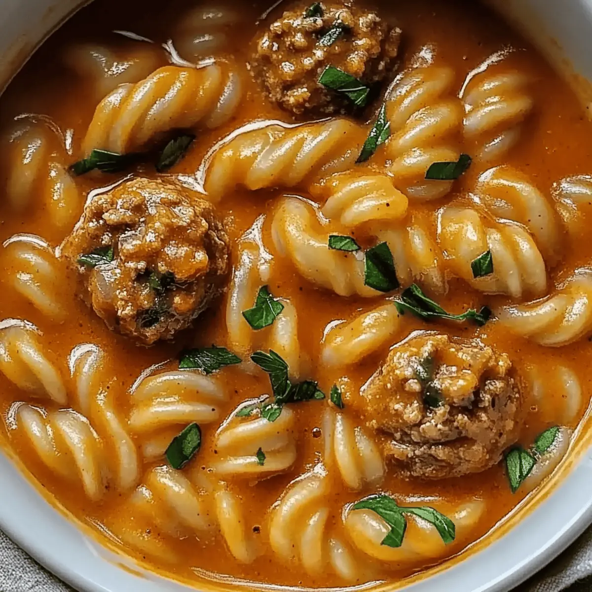 Italian Meatball Soup