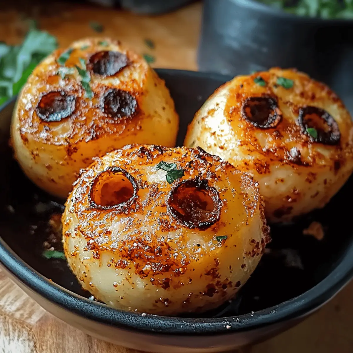 Spooky Skull Potatoes