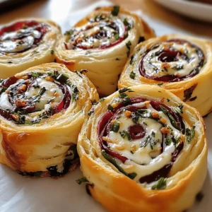 Cranberry Feta Pinwheels with Cream Cheese