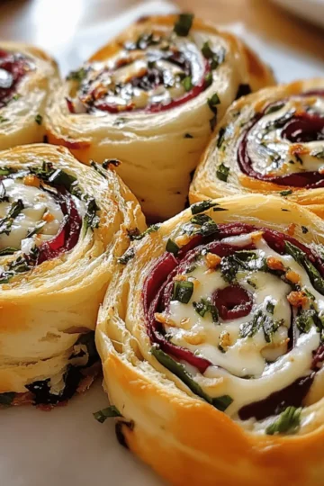 Cranberry Feta Pinwheels with Cream Cheese