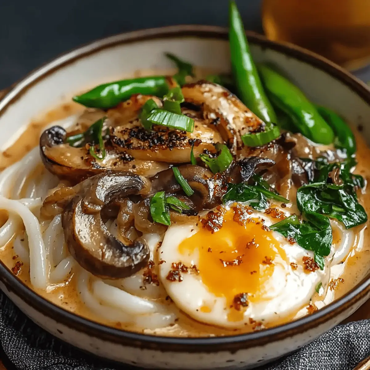 Creamy Miso Udon Soup