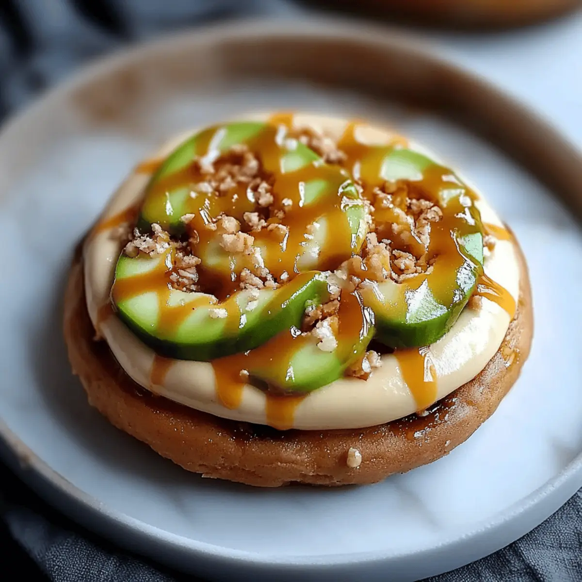 Crumbl Caramel Apple Cookies
