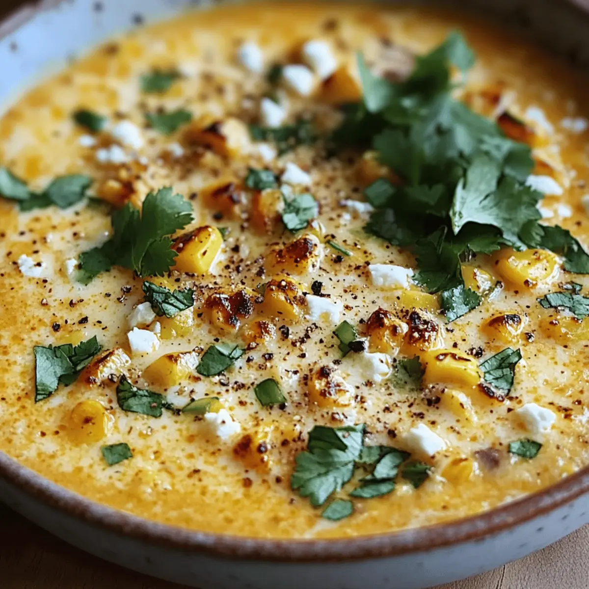 Mexican Street Corn Soup